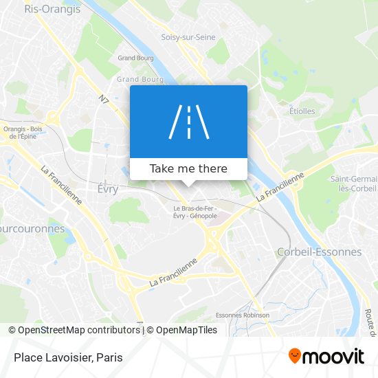 Place Lavoisier map