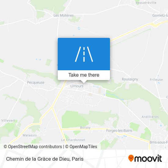 Chemin de la Grâce de Dieu map