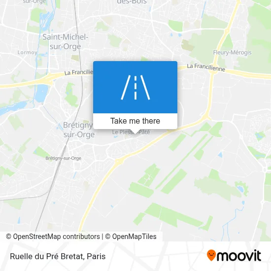 Ruelle du Pré Bretat map