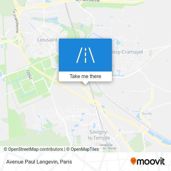 Avenue Paul Langevin map