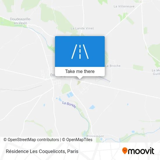 Résidence Les Coquelicots map