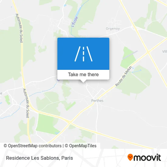 Résidence Les Sablons map