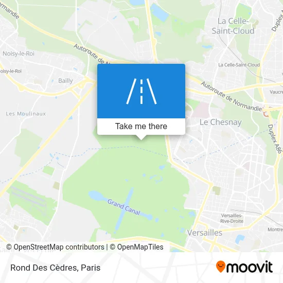 Rond Des Cèdres map