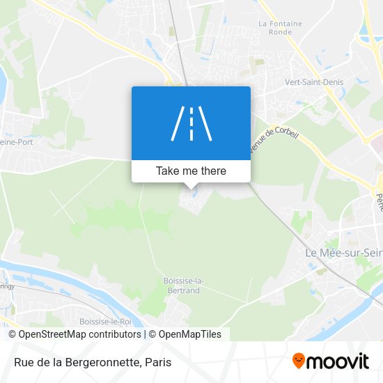 Rue de la Bergeronnette map