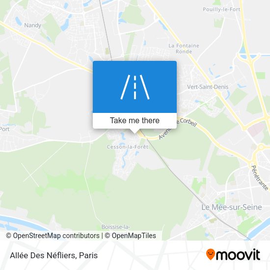 Allée Des Néfliers map