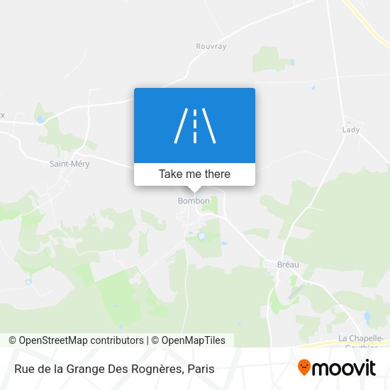 Rue de la Grange Des Rognères map