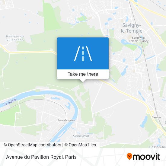 Avenue du Pavillon Royal map