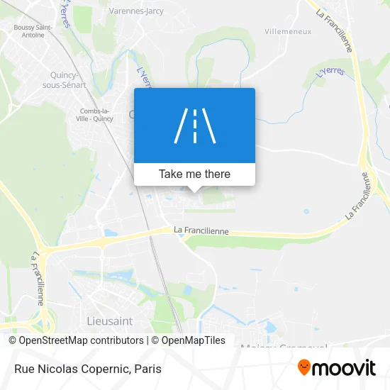 Rue Nicolas Copernic map