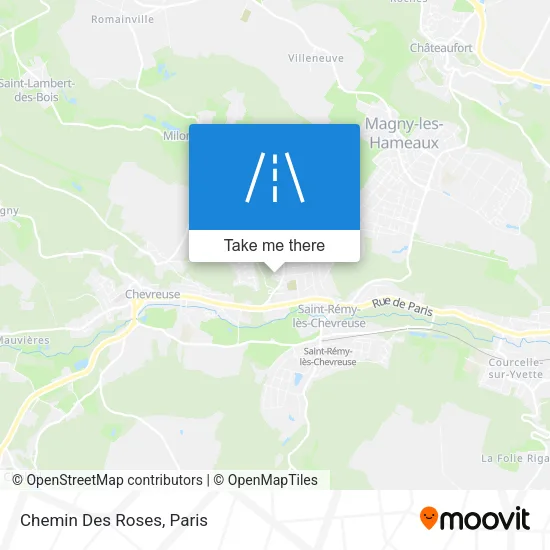 Chemin Des Roses map