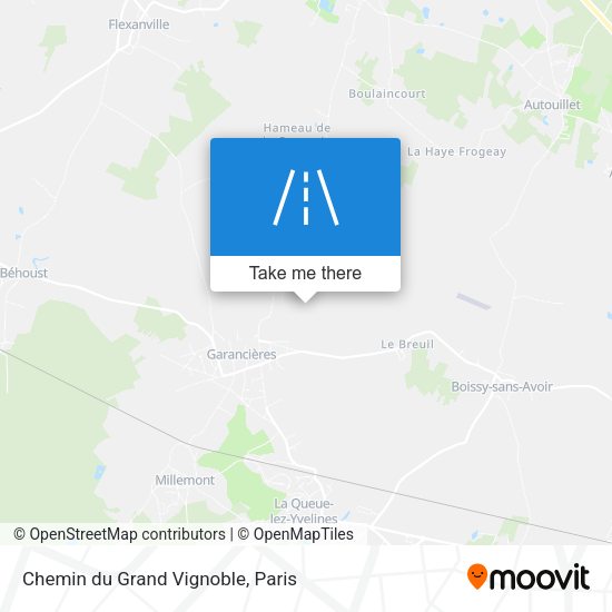 Chemin du Grand Vignoble map