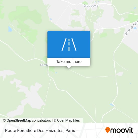 Route Forestière Des Haizettes map