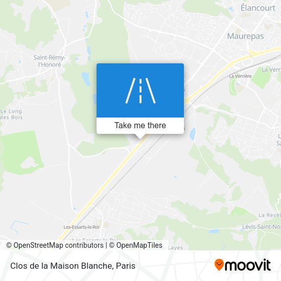 Clos de la Maison Blanche map