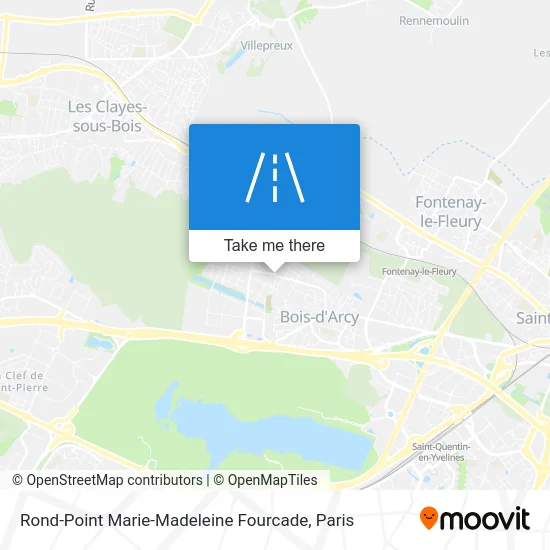 Rond-Point Marie-Madeleine Fourcade map