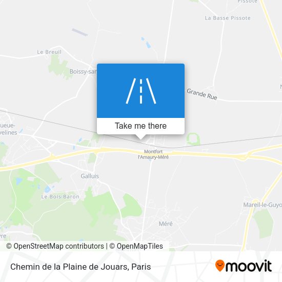 Chemin de la Plaine de Jouars map