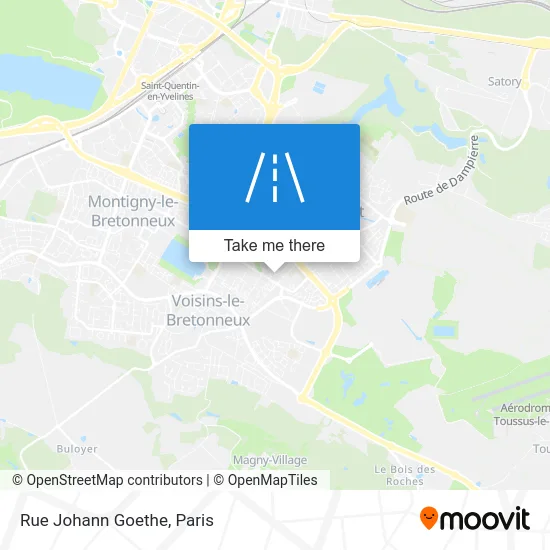 Rue Johann Goethe map