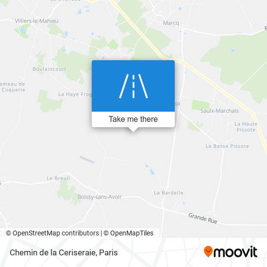 Chemin de la Ceriseraie map