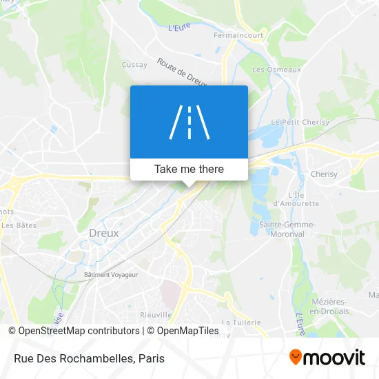 Rue Des Rochambelles map
