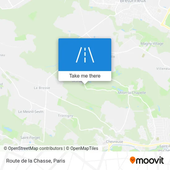 Route de la Chasse map