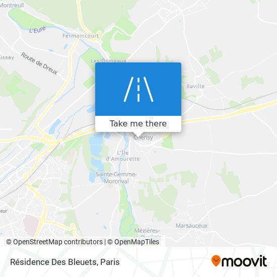 Résidence Des Bleuets map