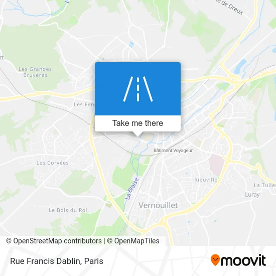Rue Francis Dablin map