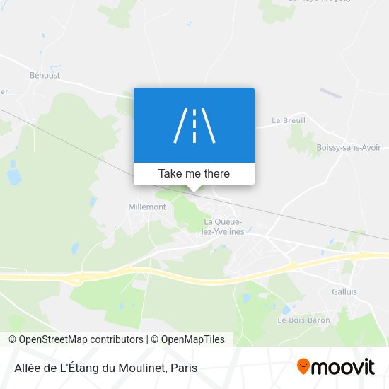 Allée de L'Étang du Moulinet map