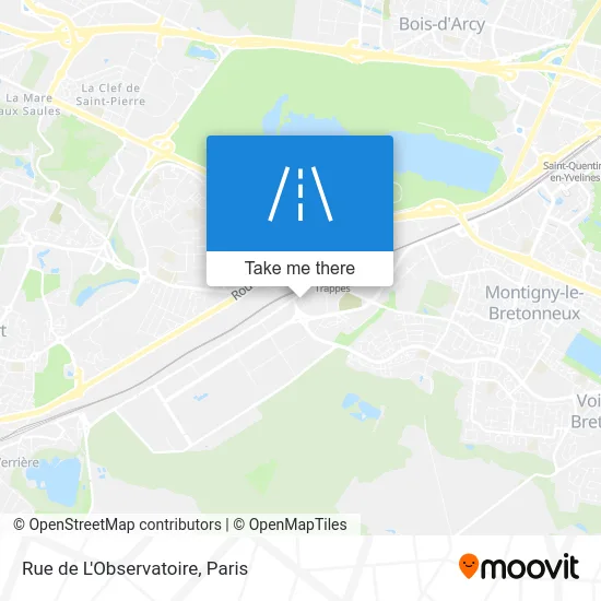 Rue de L'Observatoire map
