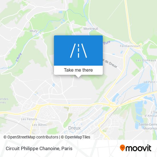 Circuit Philippe Chanoine map