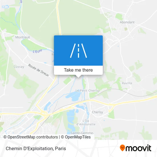 Chemin D'Exploitation map