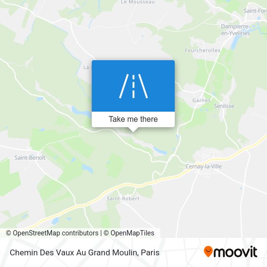 Chemin Des Vaux Au Grand Moulin map