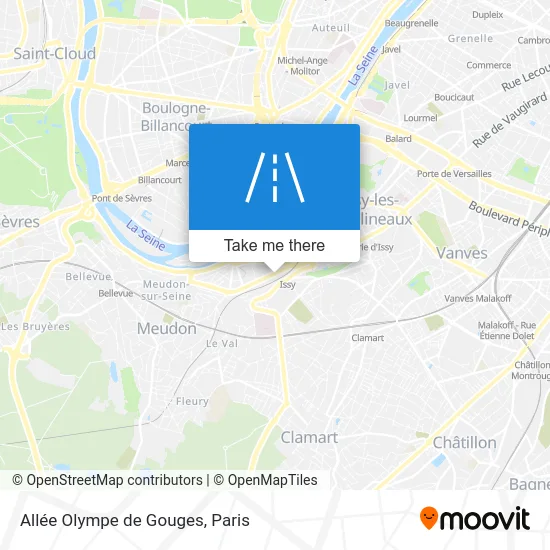 Mapa Allée Olympe de Gouges