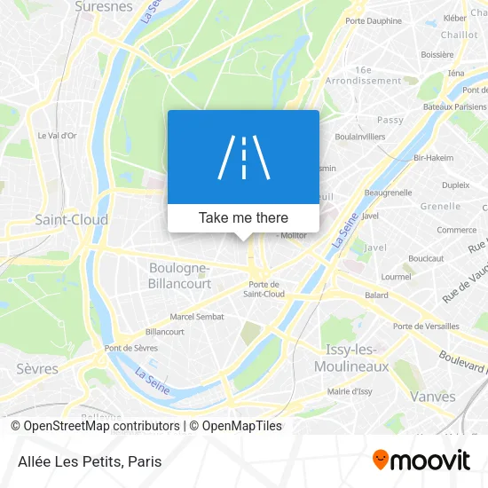 Allée Les Petits map