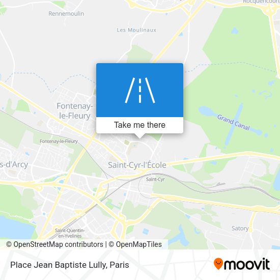 Place Jean Baptiste Lully map