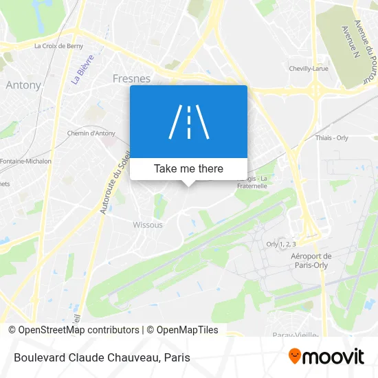Boulevard Claude Chauveau map