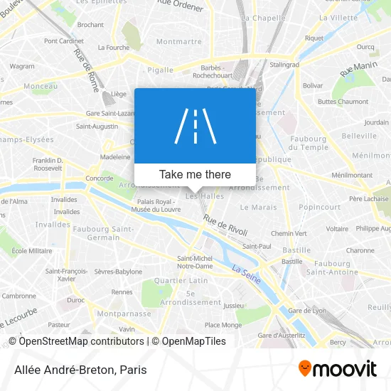 Allée André-Breton map