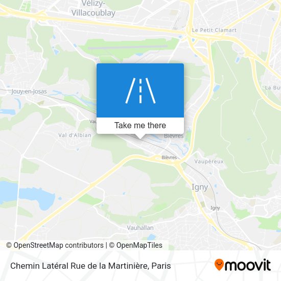 Chemin Latéral Rue de la Martinière map