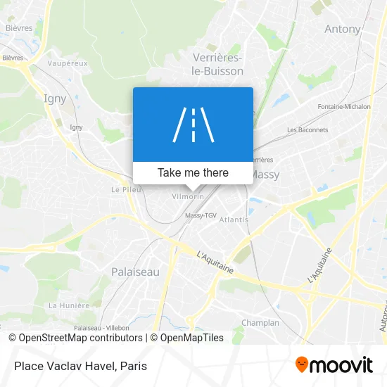 Place Vaclav Havel map