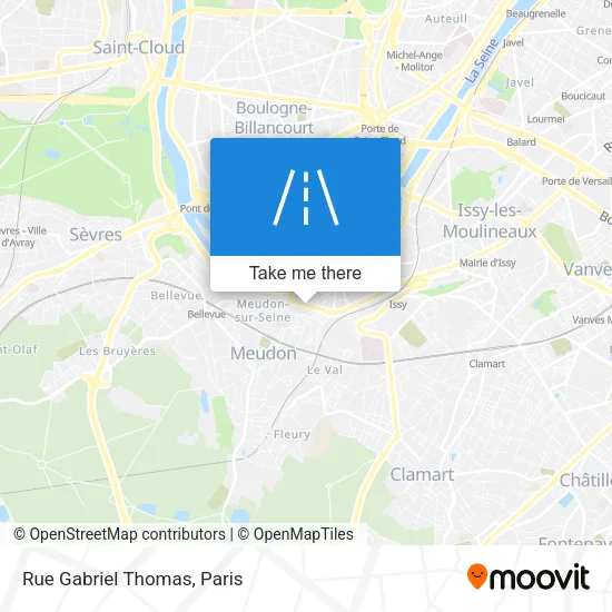 Rue Gabriel Thomas map