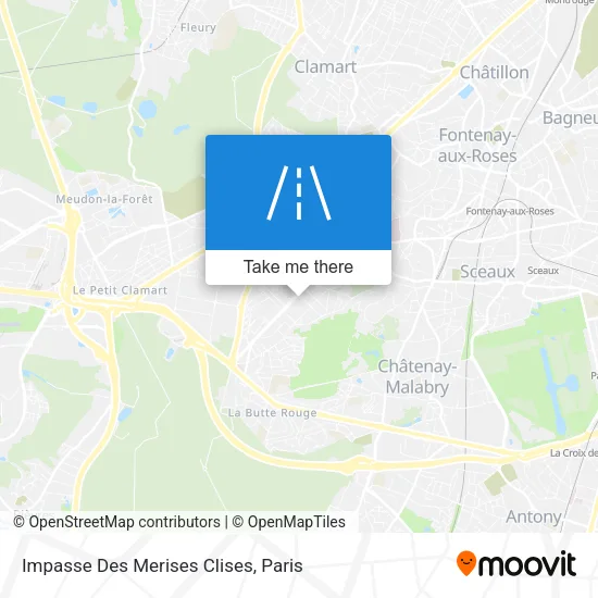 Impasse Des Merises Clises map