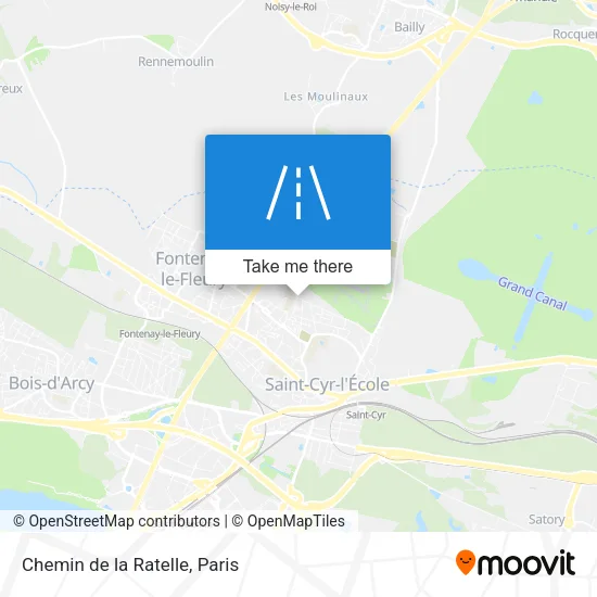 Chemin de la Ratelle map