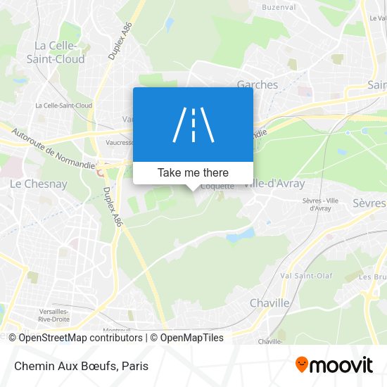 Chemin Aux Bœufs map
