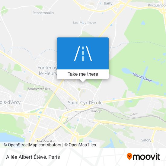 Allée Albert Étévé map