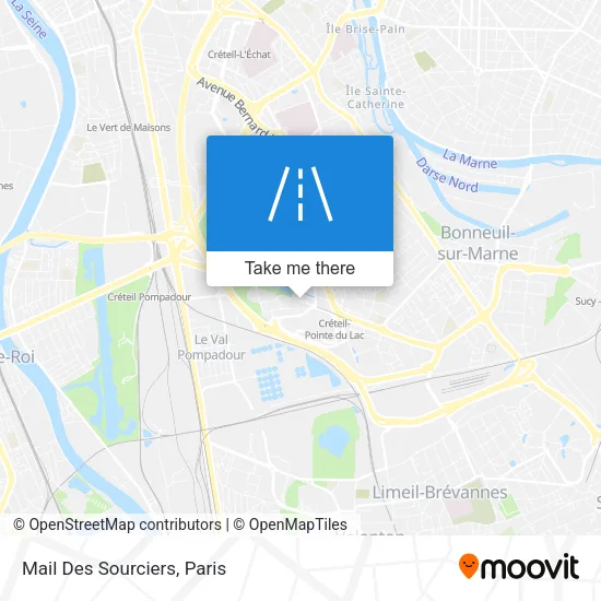 Mail Des Sourciers map