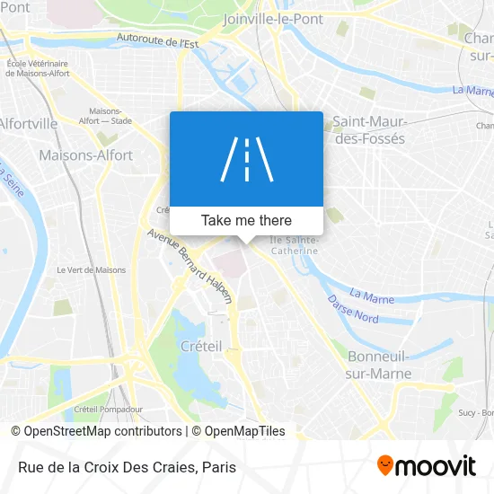 Rue de la Croix Des Craies map