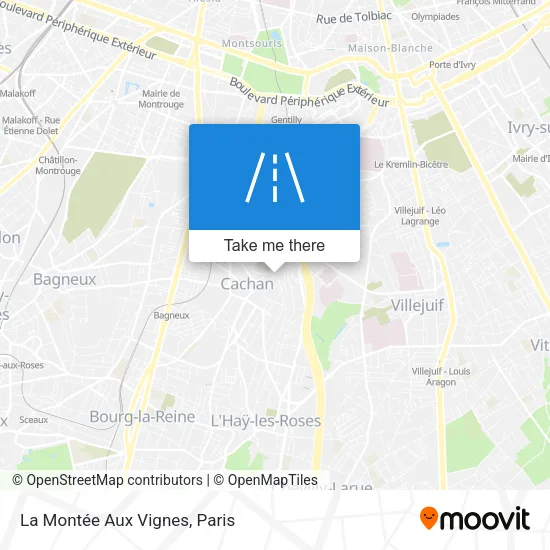 La Montée Aux Vignes map