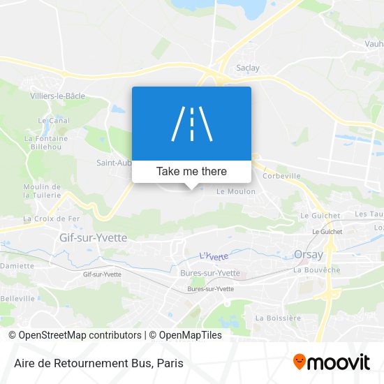 Aire de Retournement Bus map