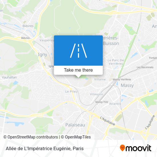 Allée de L'Impératrice Eugénie map