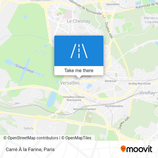 Carré À la Farine map