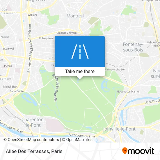 Allée Des Terrasses map