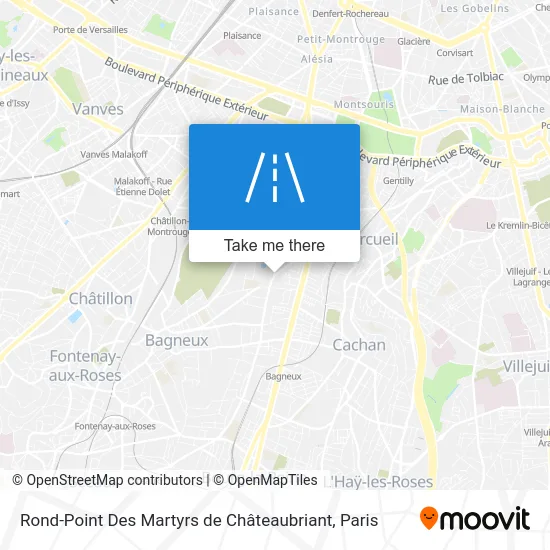 Rond-Point Des Martyrs de Châteaubriant map