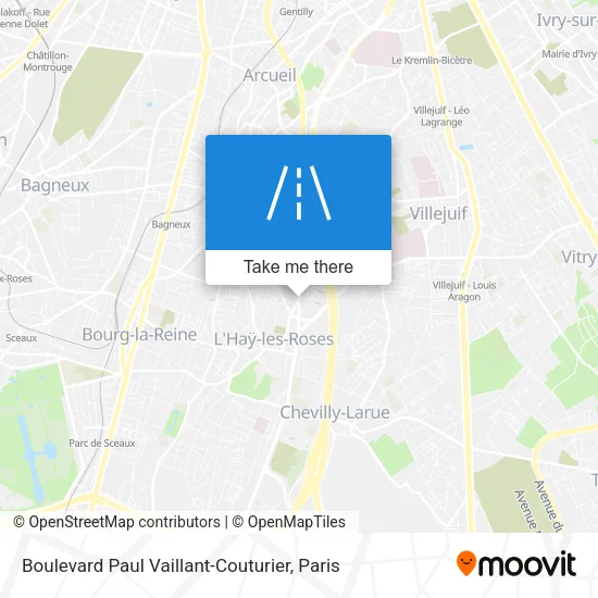 Boulevard Paul Vaillant-Couturier map